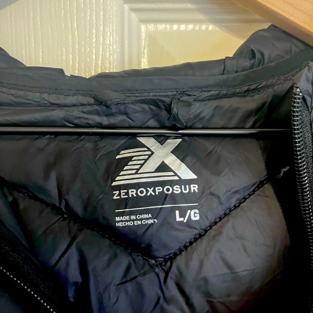 Zeroxposur puffer jacket black
